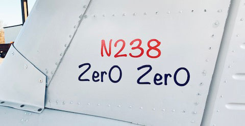 Custom Vinyl Airplane Talin Lettering Custom Vinyl Airplane Talin Lettering