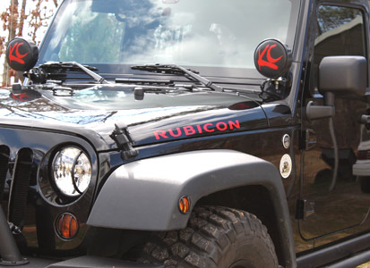 Custom vinyl lettering on a Jeep Custom vinyl lettering on a Jeep