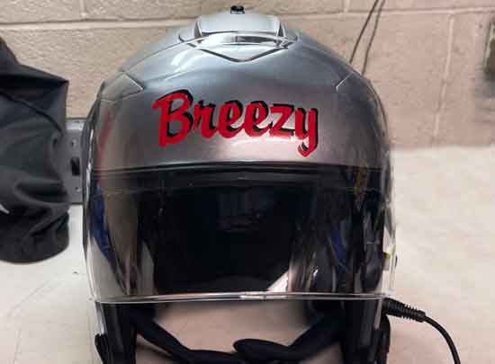 Custom Helmet Lettering Custom Helmet Lettering