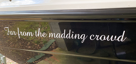 Custom Vinyl Boat Decal Custom Vinyl Boat Decal