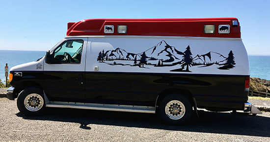 Submitted by: Anonymous, Some-City, USA Custom Vinyl Decal For Van