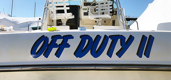 Custom Vinyl Boat Lettering Custom Vinyl Boat Lettering