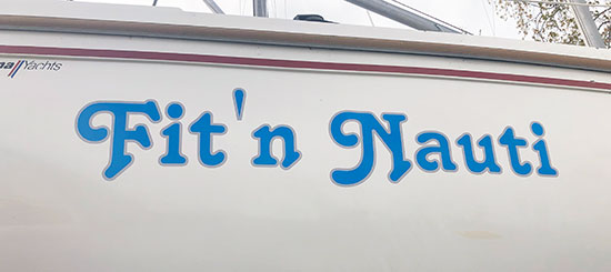 Custom Vinyl Boat Name Custom Vinyl Boat Name