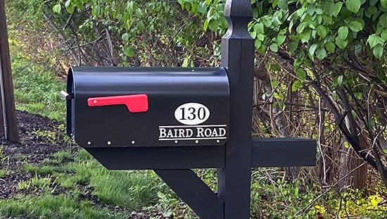 Submitted by: Anonymous, Some-City, USA Custom Vinyl Mailbox Address