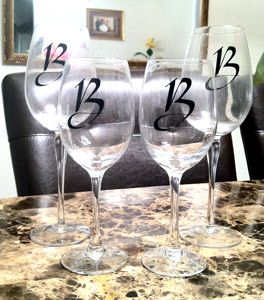Custom Wine Glass Decals Custom Wine Glass Decals