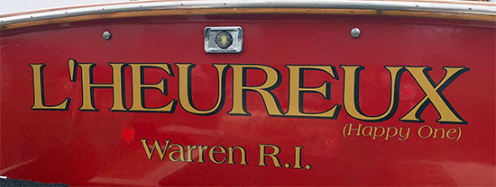 Custom Vinyl Name for Boat Custom Vinyl Name for Boat