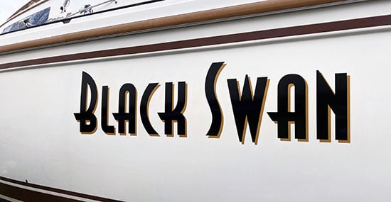 Custom Vinyl Boat Name Custom Vinyl Boat Name