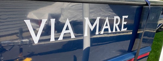 Custom Vinyl Boat Name Custom Vinyl Boat Name