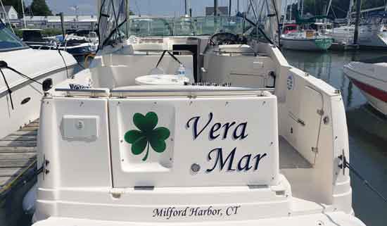 Submitted by: James Kiely, Connecticut Custom Vinyl Boat Lettering