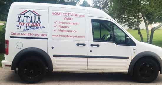 Submitted by: Fix it Handyman, Wisconsin Custom Vinyl Van Logos