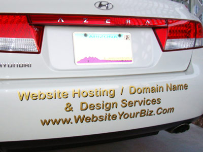 Vinyl Lettering Bumper Ad Vinyl Lettering Bumper Ad