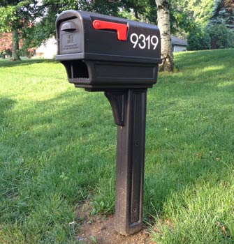 Mailbox Lettering Mailbox Lettering