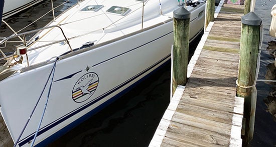 Custom Vinyl Boat Decal Custom Vinyl Boat Decal