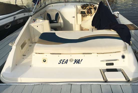 Boat name lettering Boat name lettering