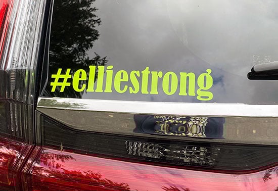 Submitted by: Anonymous, Some-City, USA - Font used: Bernard Custom Vinyl Lettering Decal