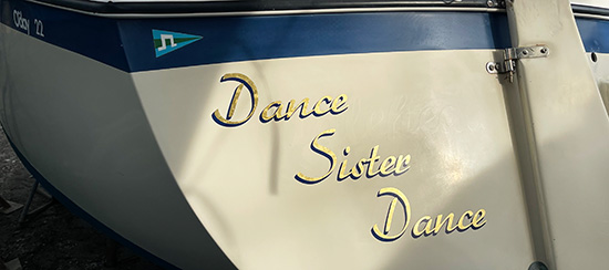 Custom Vinyl Boat Name Custom Vinyl Boat Name