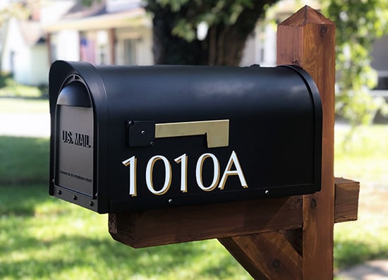 Custom Vinyl Mailbox Number Custom Vinyl Mailbox Number