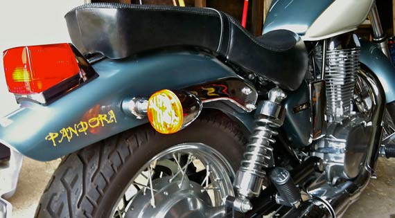 Motorcyle Name Decal Motorcyle Name Decal