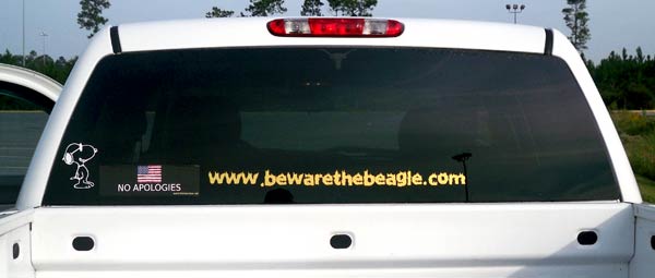 Truck Window Lettering Truck Window Lettering