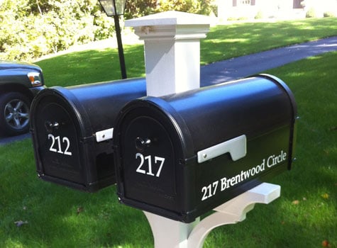 Custom Mailbox Number Custom Mailbox Number