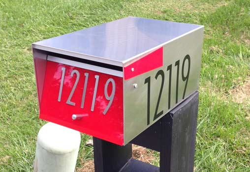 Custom Mailbox Numbers Custom Mailbox Numbers