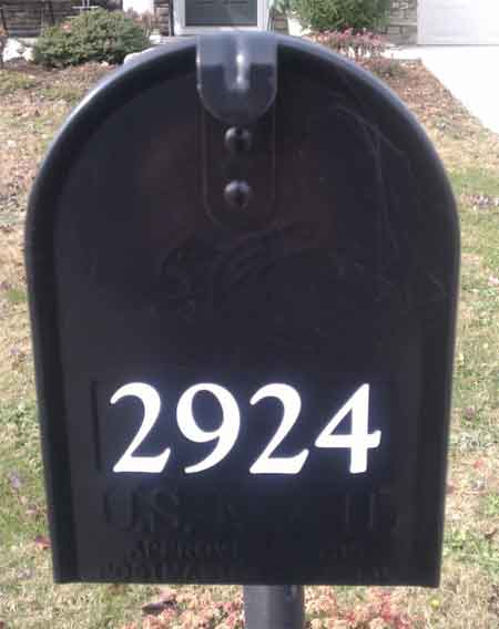 Mailbox Number Mailbox Number