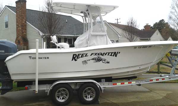 Right side of boat Right side of boat