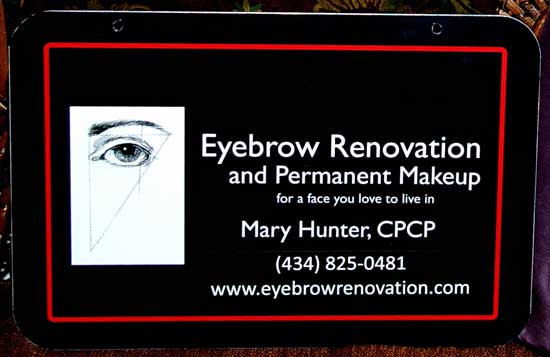 Eyebrow sign Eyebrow sign