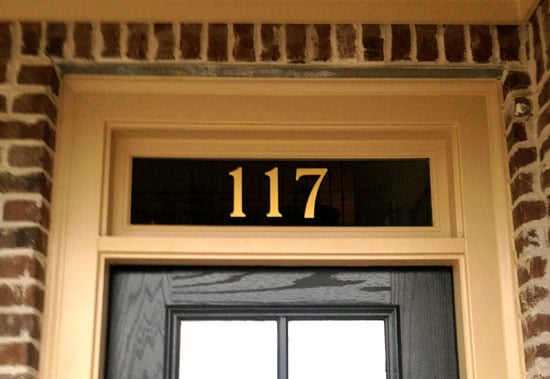 Window Address Numbers Window Address Numbers