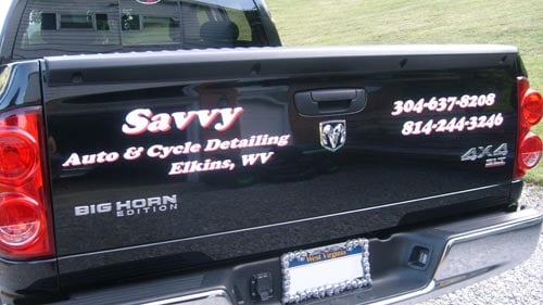 Tailgate Lettering Tailgate Lettering