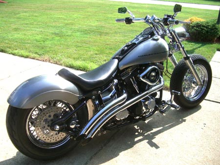 Vinyl Letters on a Motorcycle Vinyl Letters on a Motorcycle