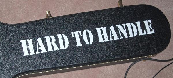 Custom Vinyl Guitar Case Lettering Custom Vinyl Guitar Case Lettering