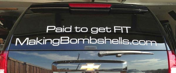 Custom Car Window Advertisement Lettering Custom Car Window Advertisement Lettering