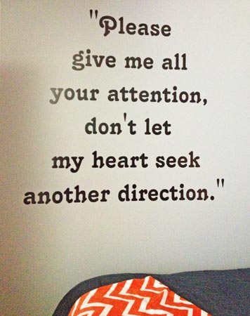 Custom Vinyl Wall Quote Custom Vinyl Wall Quote