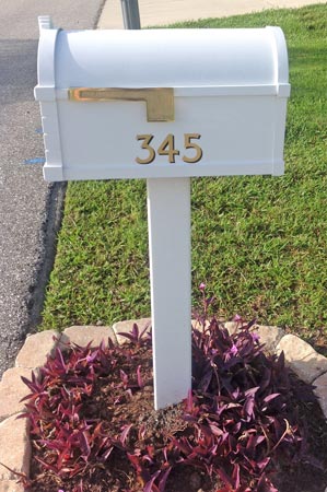 Custom Vinyl Mailbox Numbers Custom Vinyl Mailbox Numbers