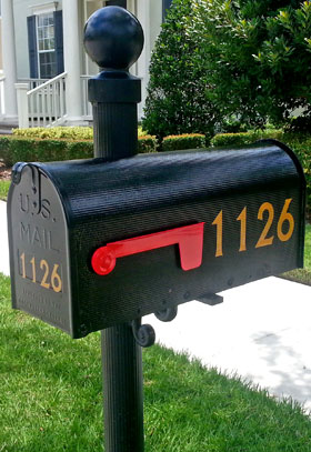 Vinyl Mailbox Lettering Vinyl Mailbox Lettering