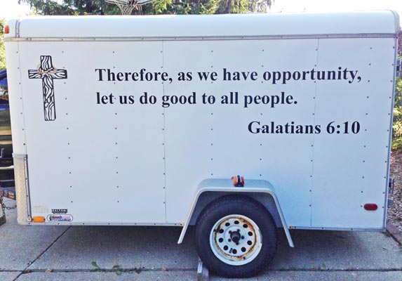 Custom Vinyl Trailer Lettering Custom Vinyl Trailer Lettering