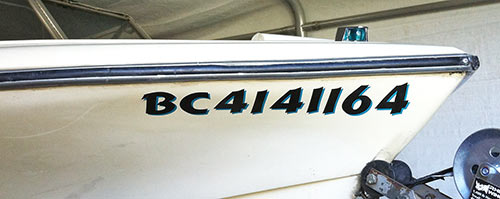 Boat Vinyl Lettering Boat Vinyl Lettering