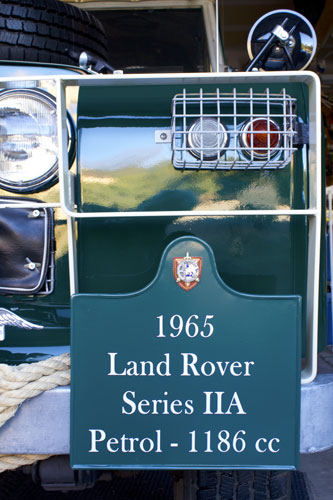Vinyl Lettering Testimonial #1989 by Series IIA Land Rover