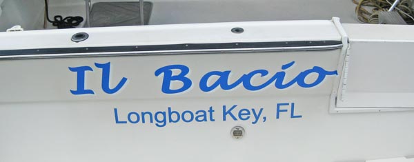Custom Boat Name Decal Custom Boat Name Decal