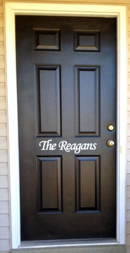 Vinyl Door Lettering Vinyl Door Lettering
