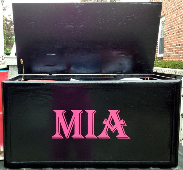Vinyl Toy Box Lettering Vinyl Toy Box Lettering