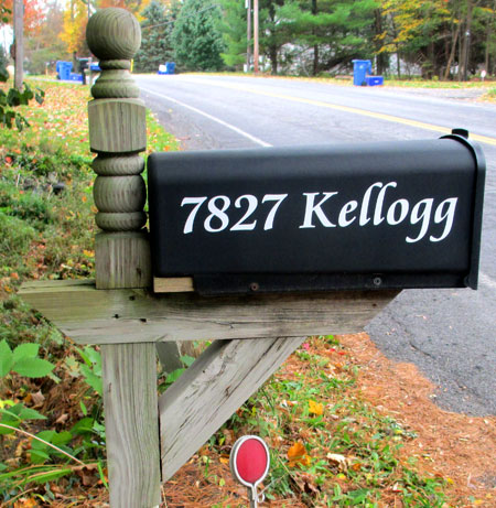 Vinyl Mailbox Lettering Vinyl Mailbox Lettering