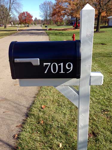 Vinyl Mailbox Numbers Vinyl Mailbox Numbers