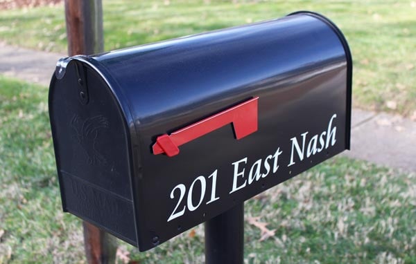 Custom Mailbox Lettering Custom Mailbox Lettering