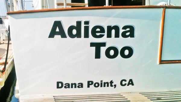 Custom Boat Name Lettering Custom Boat Name Lettering