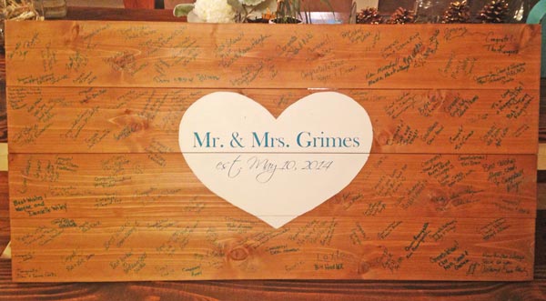 Wedding Guest Board Lettering Wedding Guest Board Lettering