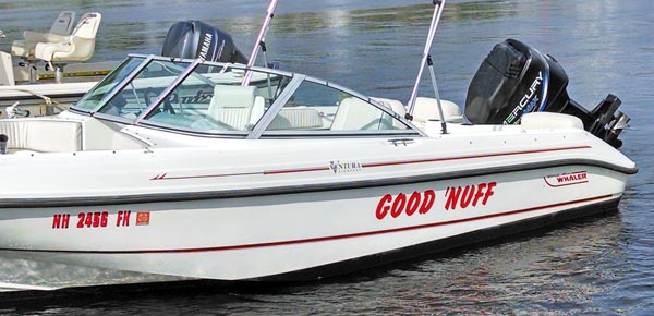 Custom Vinyl Boat Name Lettering Custom Vinyl Boat Name Lettering