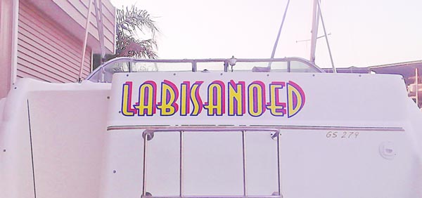 Vinyl Boat Name Vinyl Boat Name