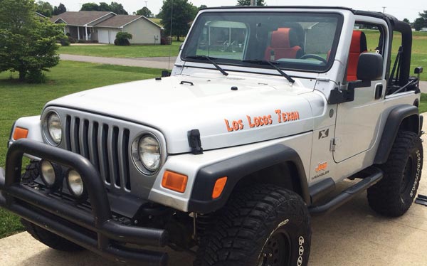 Custom Vinyl Jeep Lettering Custom Vinyl Jeep Lettering